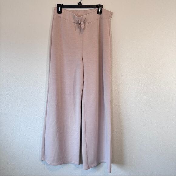 Spanx Airessentials Wide Leg Sweatpants Smoke Neutral Womens XL Athletic Casual - Picture 1 of 8